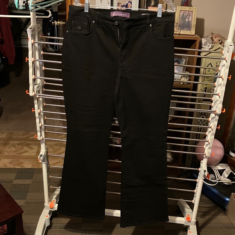 Gloria Vanderbilt Women's Black Boot Cut Jeans